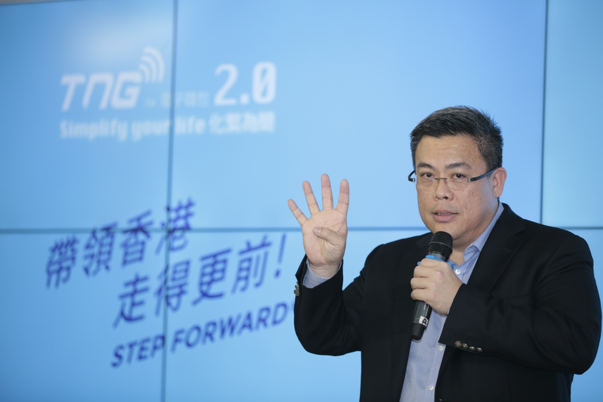 江慶恩指,在iPhone推出第一代的時候,已計劃推出一個自家營運的電子支付平台。(鍾偉德攝)