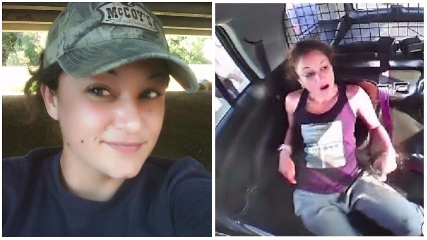 拍戲一樣 美國俏女賊金蟬脫殼解孖葉 偷警車爆追逐戰玩足32公里 拍戲一樣 美國俏女賊金蟬脫殼解孖葉 偷警車爆追逐戰玩足32公里