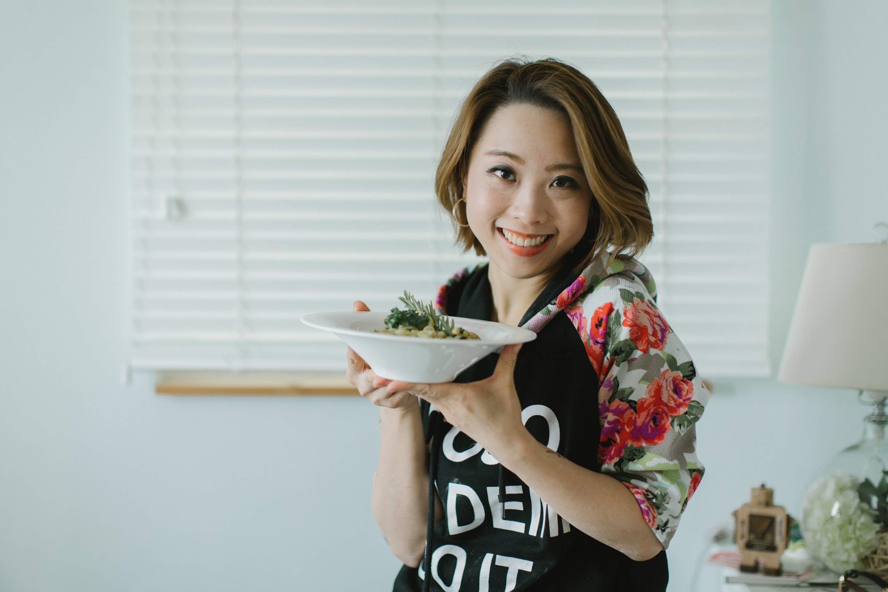 【蛋奶素女生】羽衣甘藍香草通心粉　只取菜葉慳妹豪一次
