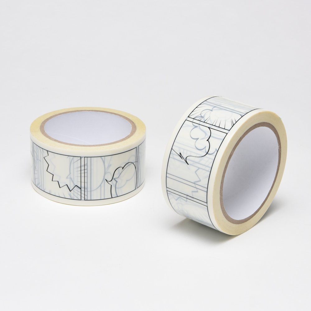 日本漫畫原稿紙膠帶「マンガムテープ」，滿足你貼拼和塗鴉兩個願望。（KOKUYO DESIGN AWARD）