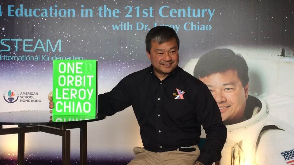 首位NASA華裔太空人訪港 焦立中:人類登月啟發夢想