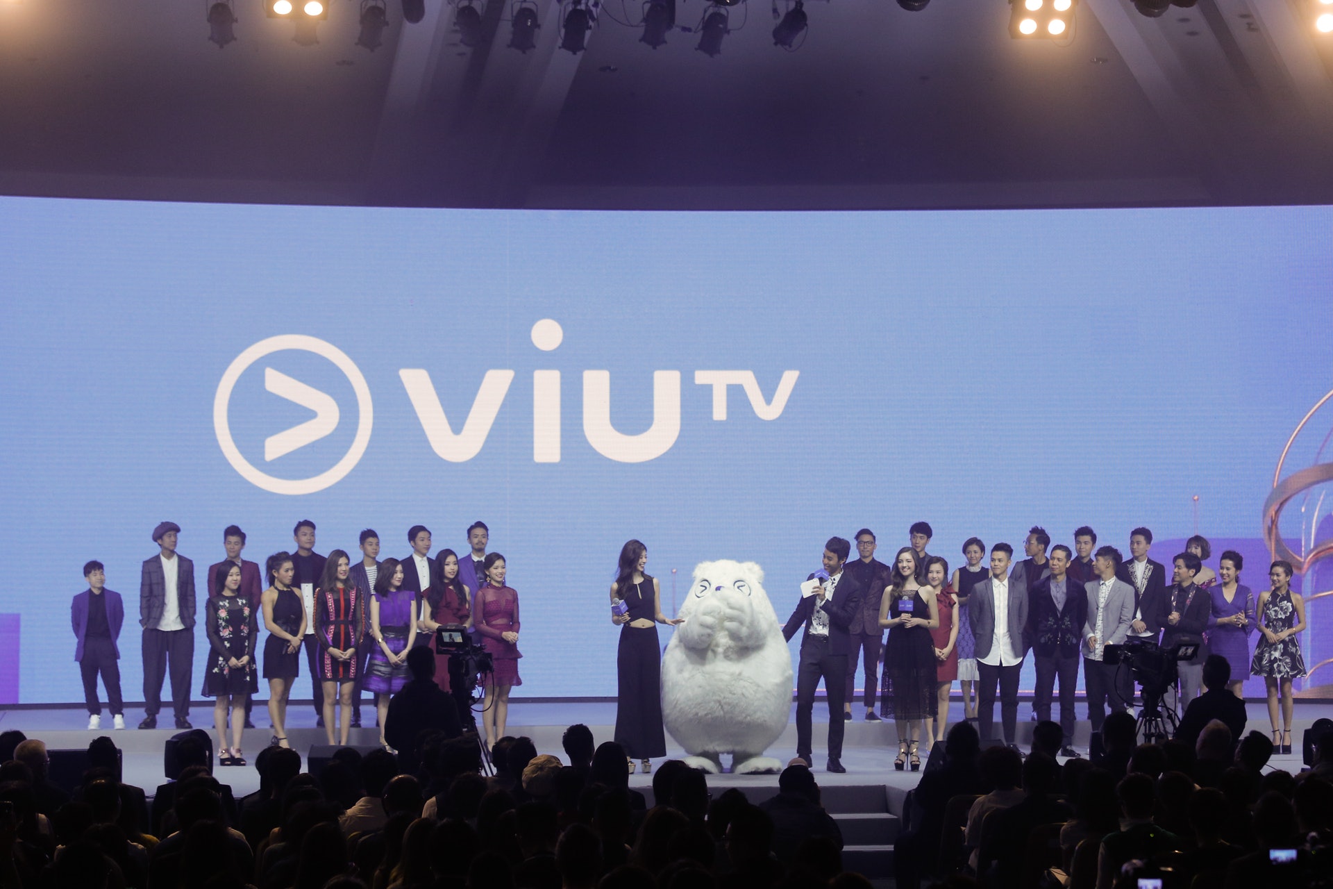 Sound Bear就係ViuTV嘅吉祥物。(江智騫攝) Sound Bear就係ViuTV嘅吉祥物。(江智騫攝)