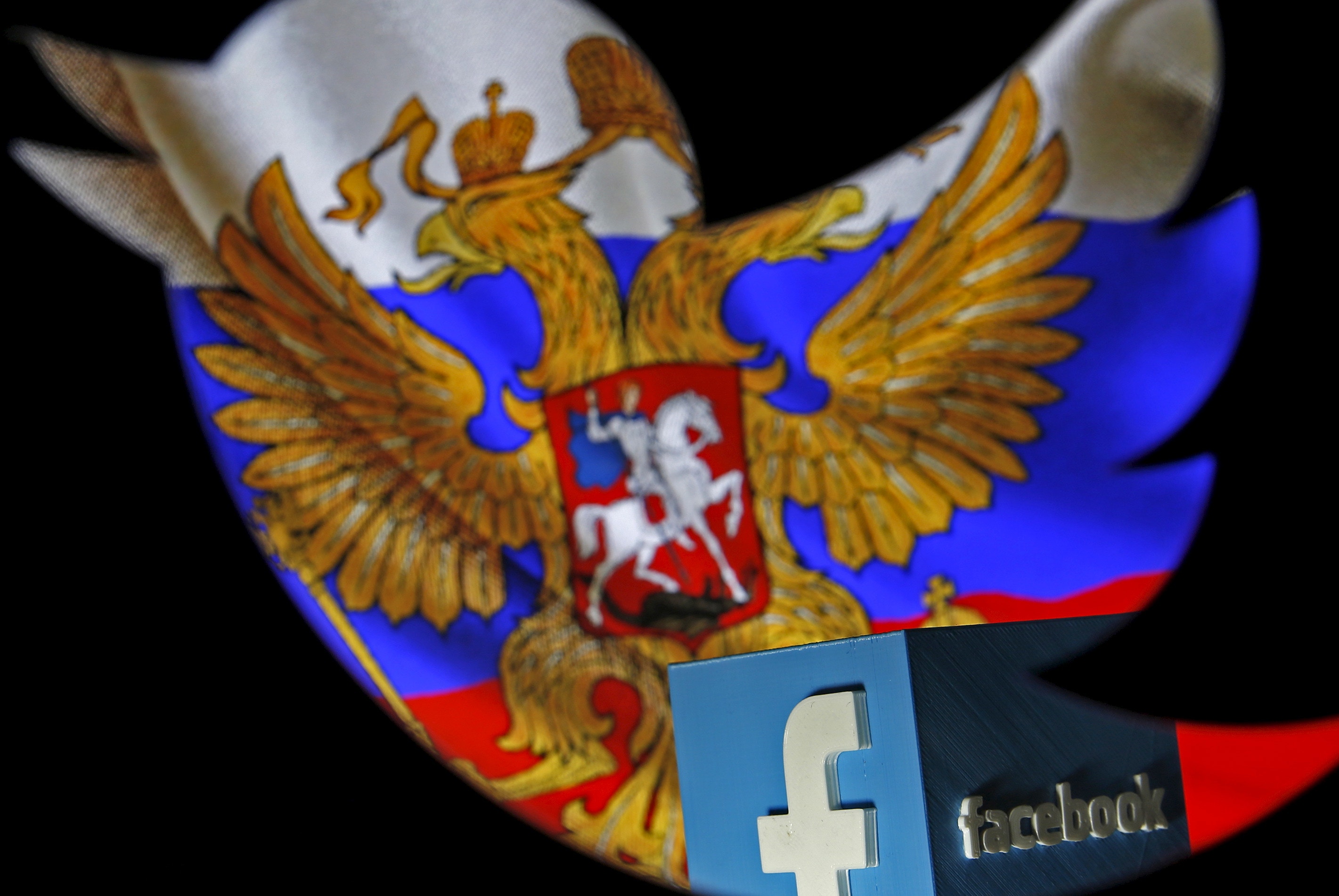 Facebook早前指俄羅斯在美國總統大選期間在該社交媒體上留言3000個。（路透社）