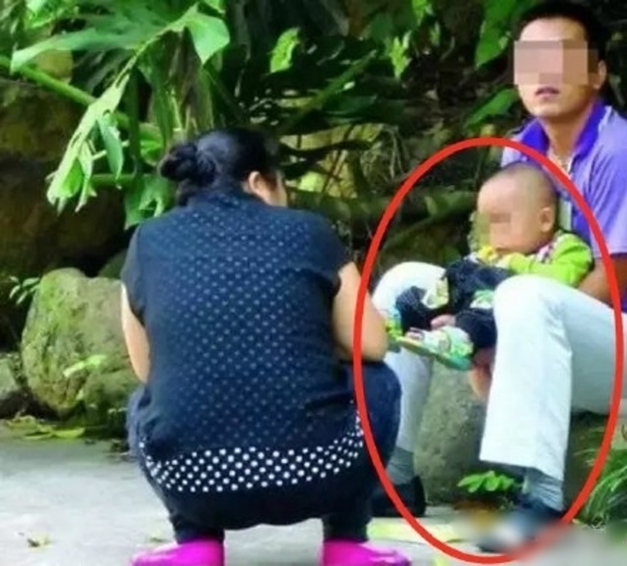 這一幕,香港人很熟悉。(微博圖片) 這一幕,香港人很熟悉。(微博圖片)