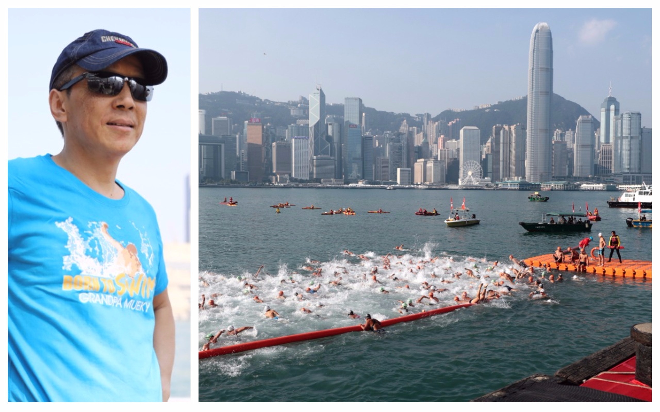 【維港泳】相同起點相同的人　57歲老將感受卻不同：從前危險多了