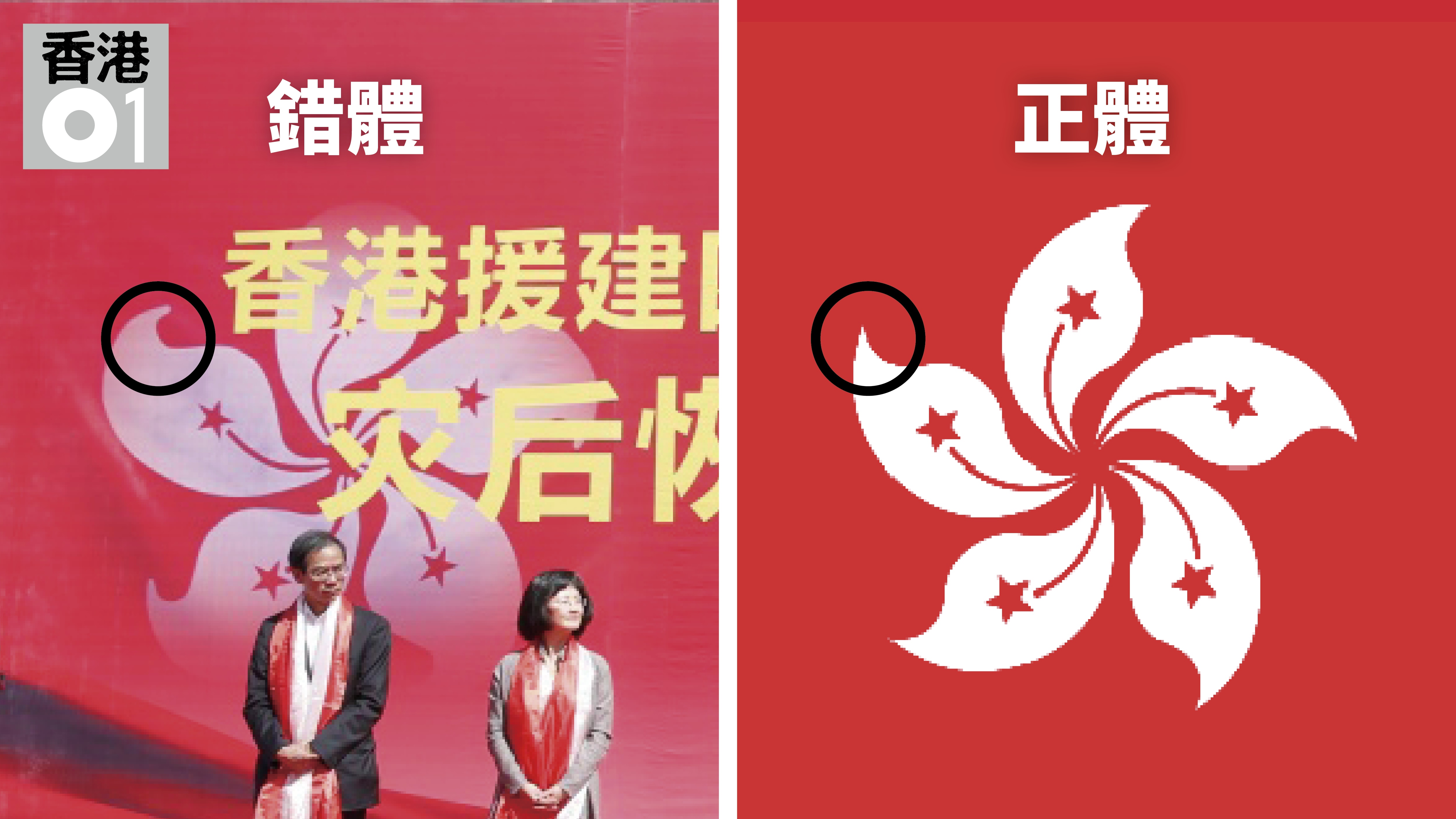 林鄭訪四川 當地政府用錯體區旗 兩點違《區旗及區徽條例》