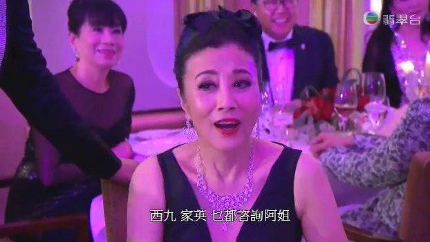 汪阿姐聽到王祖藍咁樣讚自己都O晒嘴。(節目截圖)