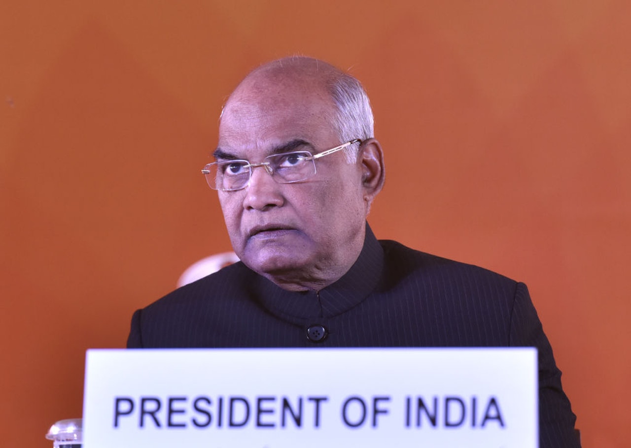 印度總統考文德(Ram Nath Kovind)早前訪問阿魯納恰爾邦,但當地與中國存在主權爭議。(Getty Images) 印度總統考文德(Ram Nath Kovind)早前訪問阿魯納恰爾邦,但當地與中國存在主權爭議。(Getty Images)