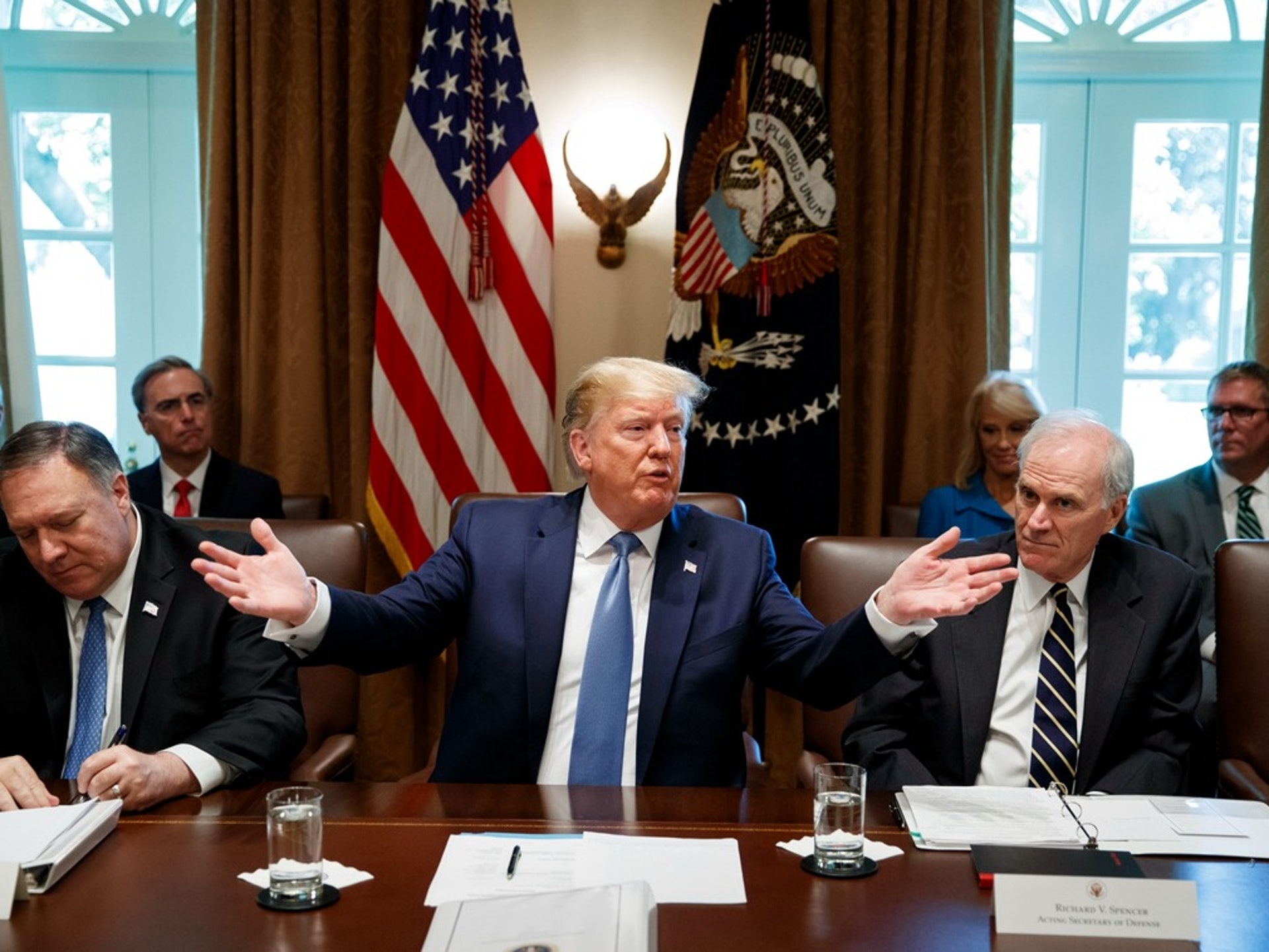 特朗普依然堅稱中國迫切想要達成協議。(AP)