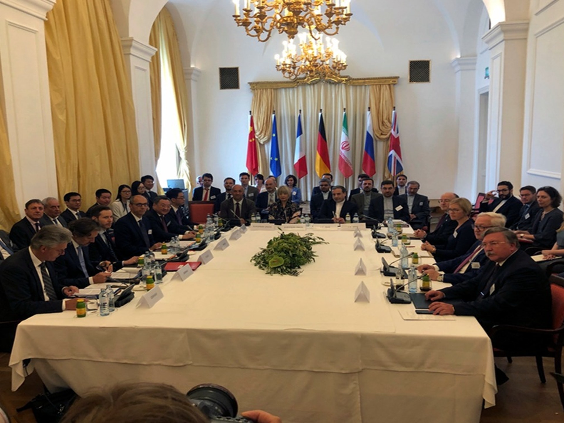 伊核協議各方當地時間7月28日在維也納舉行緊急磋商。(Reuters) 伊核協議各方當地時間7月28日在維也納舉行緊急磋商。(Reuters)