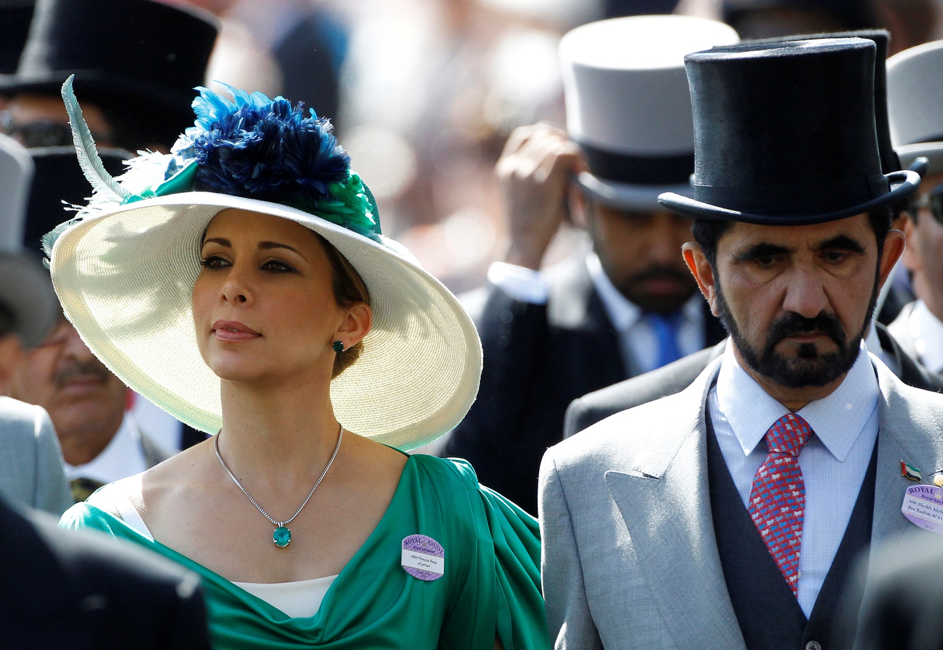 杜拜王妃:哈亞和穆罕默德均是「愛馬士」,是英國皇家賽馬會(Royal Ascot)活動的常客。(Reuters) 杜拜王妃:哈亞和穆罕默德均是「愛馬士」,是英國皇家賽馬會(Royal Ascot)活動的常客。(Reuters)