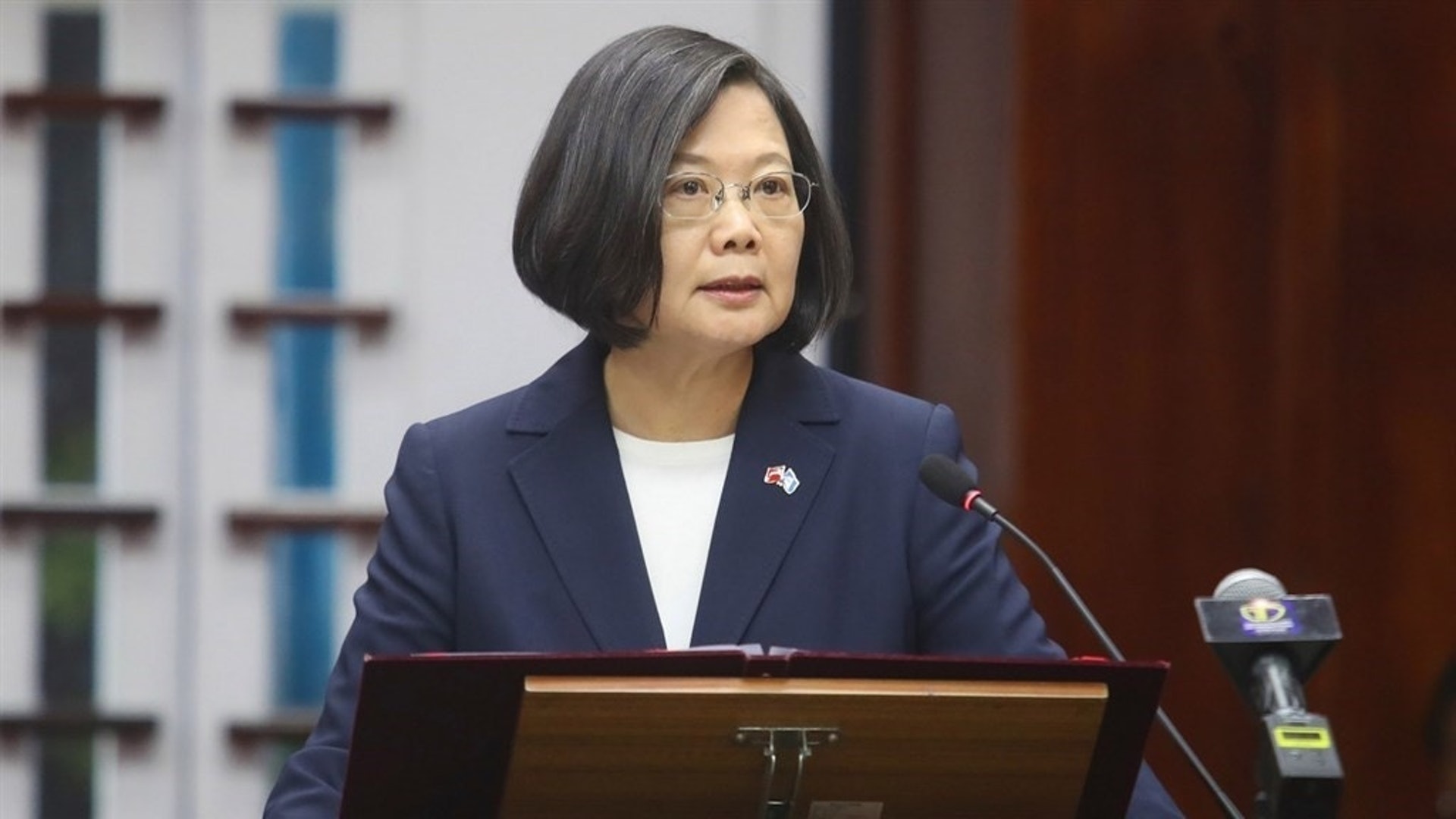 蔡英文早前宣稱,要在立法院下個會期完成「中共代理人」的修法。(資料圖片) 蔡英文早前宣稱,要在立法院下個會期完成「中共代理人」的修法。(資料圖片)