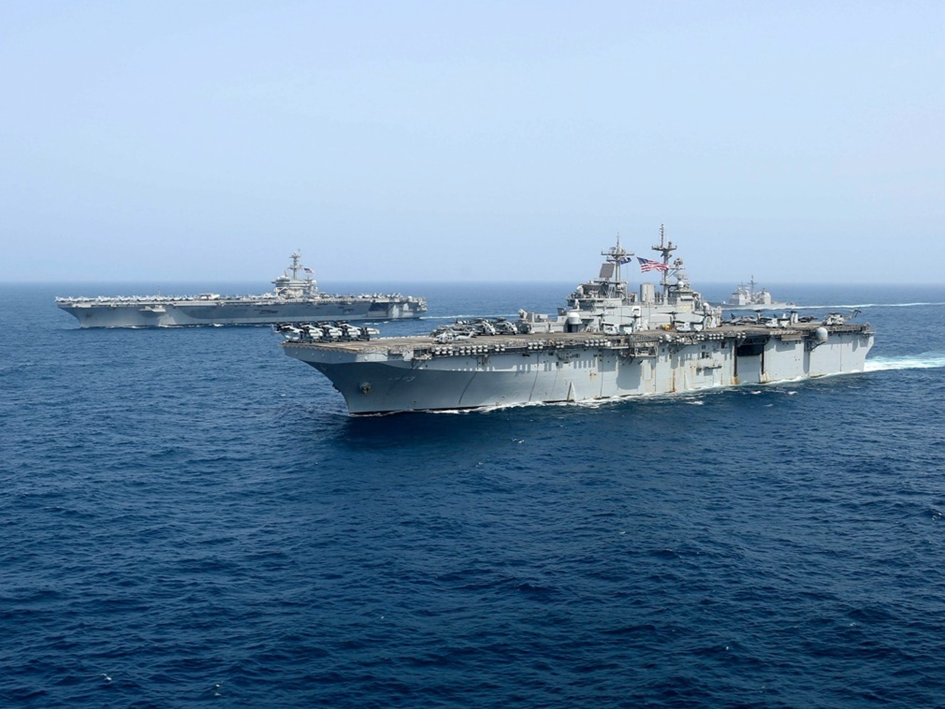 作為南海域外大國,美國一直在介入南海事務。(AP)