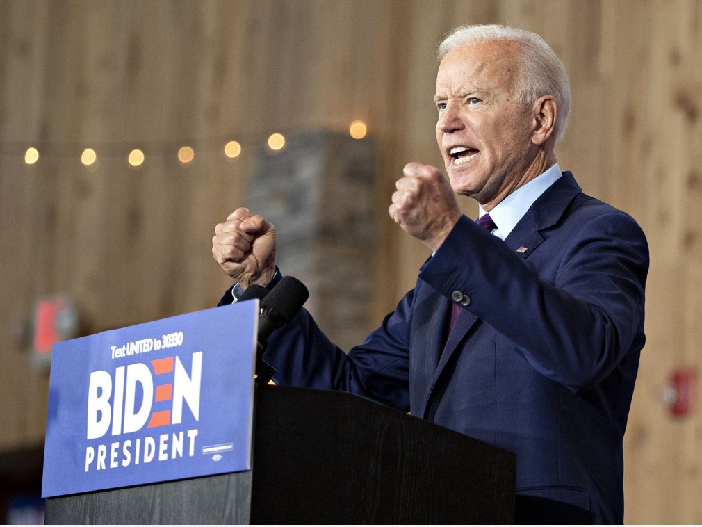 拜登此前一直在民調中處於領跑位置。（Getty）