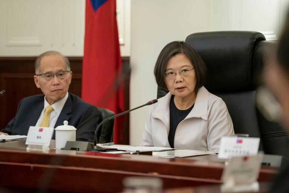 【逃犯條例】聽取國安會香港情勢報告　蔡英文稱將協助在台港人