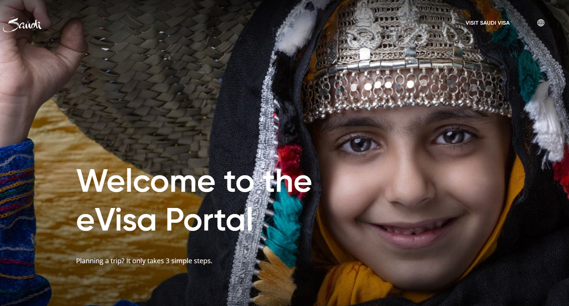 沙特政府已設立網站讓旅客申請電子觀光簽證(沙特官方網站) 沙特政府已設立網站讓旅客申請電子觀光簽證(沙特官方網站)