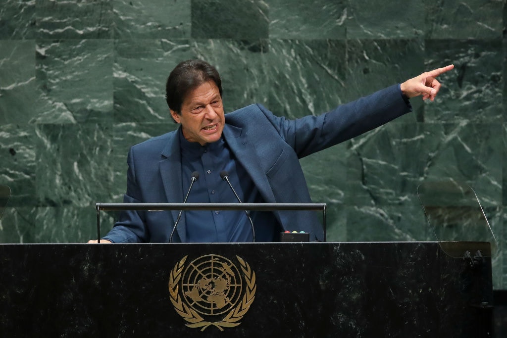 伊姆蘭汗警告克什米爾問題有可能變成巴基斯坦與印度之間的核戰爭（Getty Images）