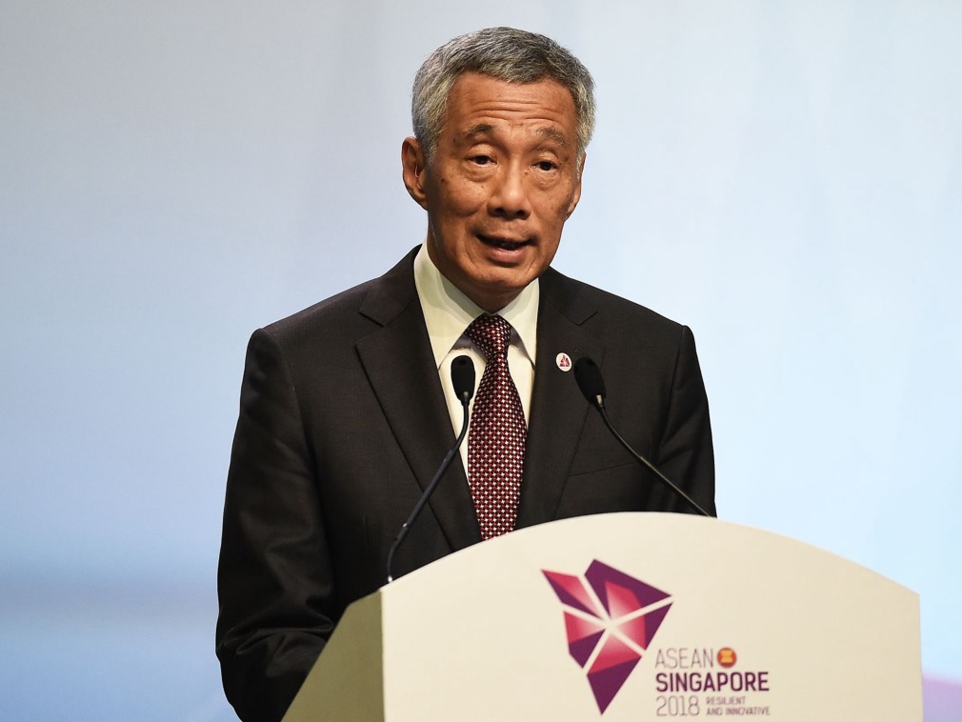 李顯龍擔憂,香港的動盪會讓亞洲經濟受到衝擊。(VCG) 李顯龍擔憂,香港的動盪會讓亞洲經濟受到衝擊。(VCG)
