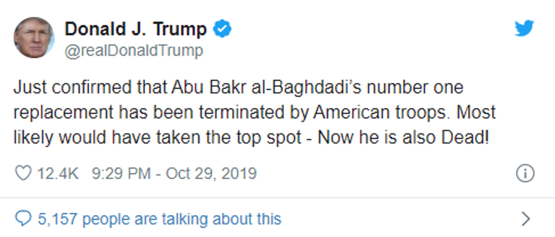 特朗普的Twitter貼文 特朗普的Twitter貼文