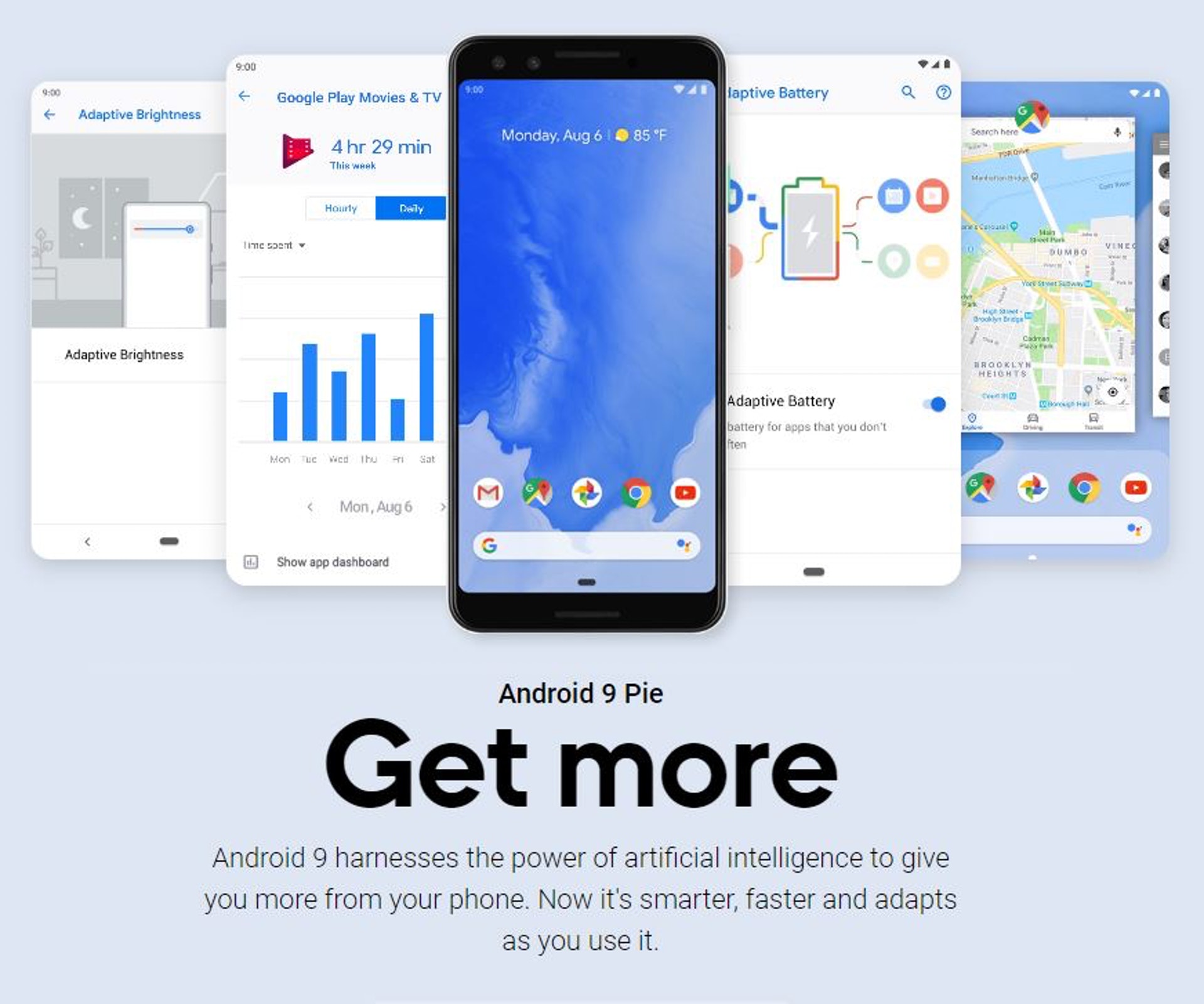 Android 9(Google Android 官網) Android 9(Google Android 官網)