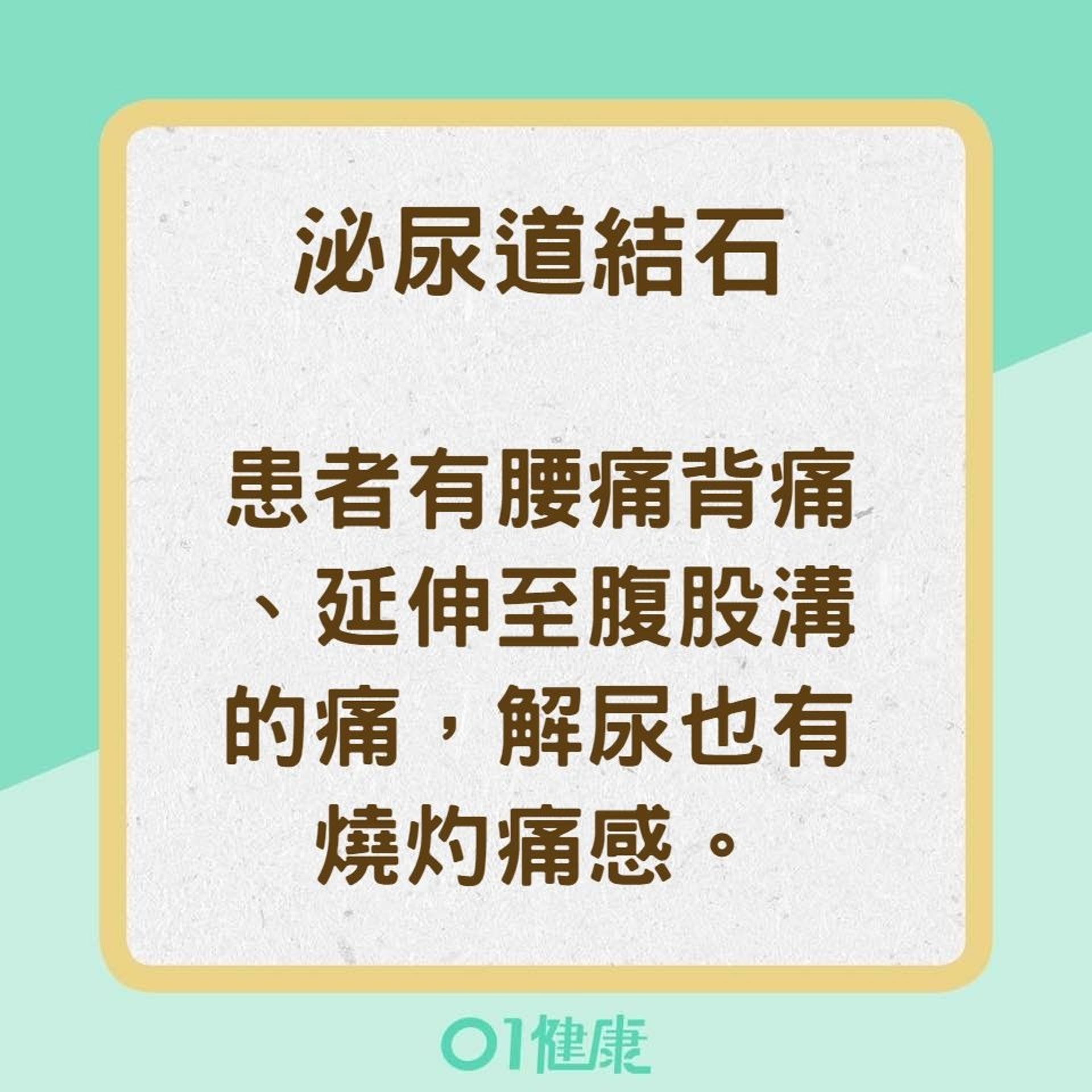 【為什麼會有血尿？】泌尿道結石（01製圖）