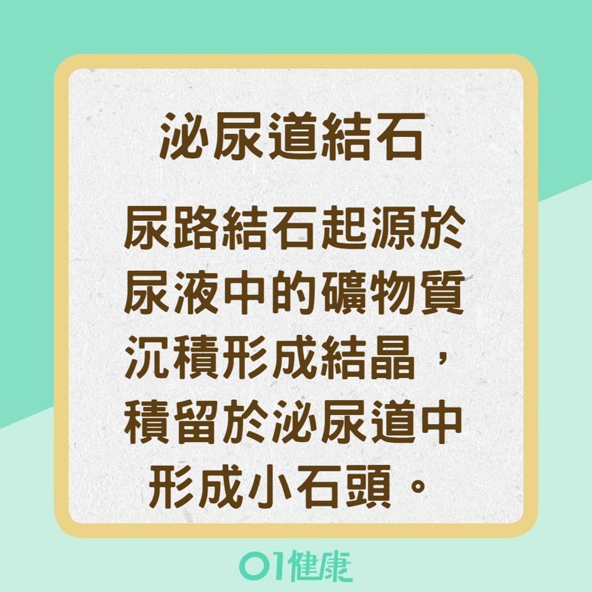 【為什麼會有血尿?】泌尿道結石(01製圖) 【為什麼會有血尿?】泌尿道結石(01製圖)