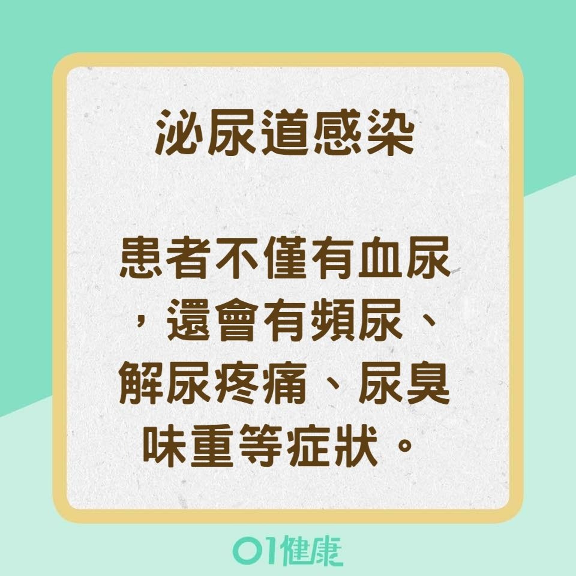 【為什麼會有血尿？】泌尿道感染（01製圖）