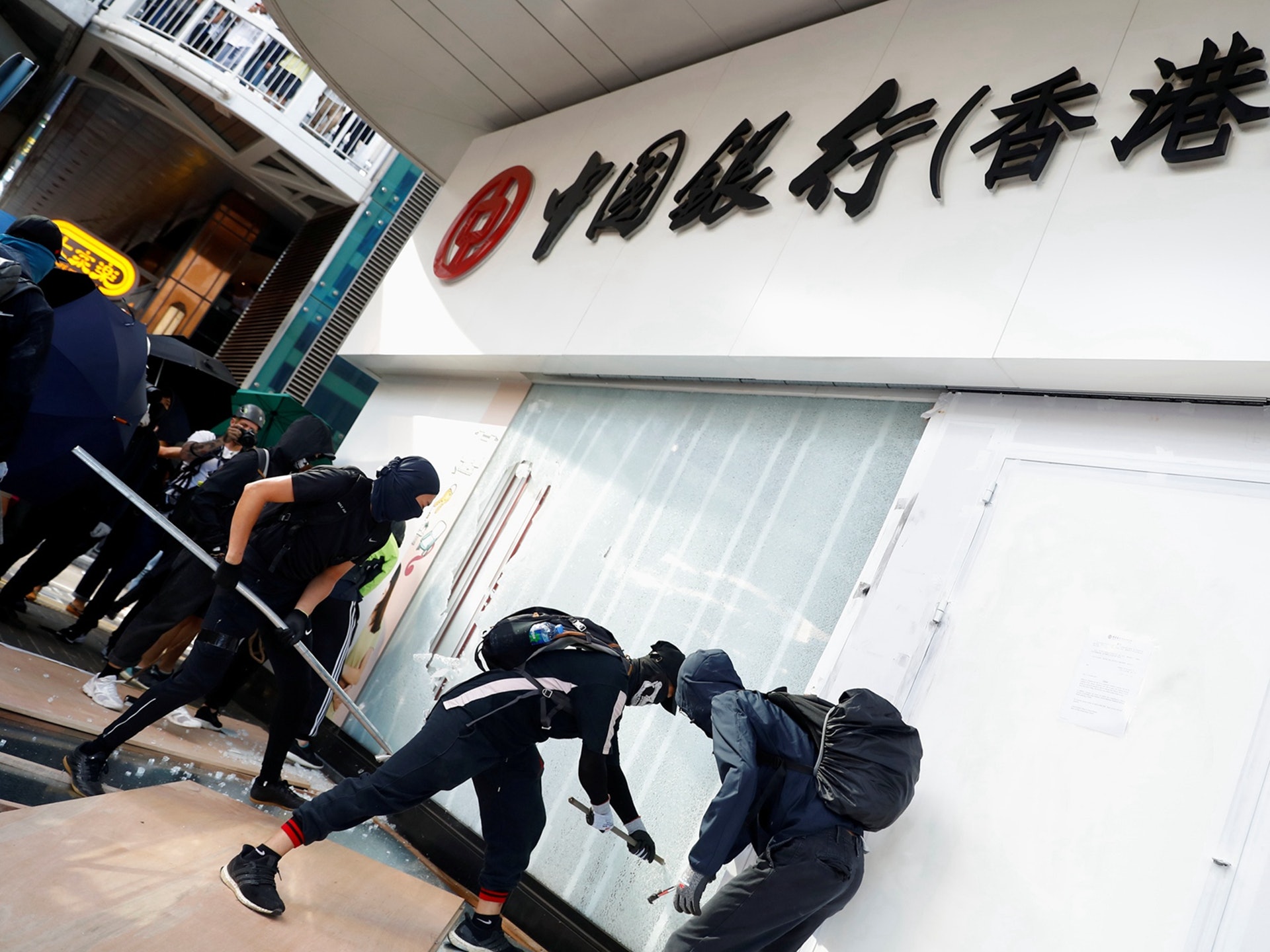香港反修例運動夾雜着反共反中的跡象。(Reuters) 香港反修例運動夾雜着反共反中的跡象。(Reuters)
