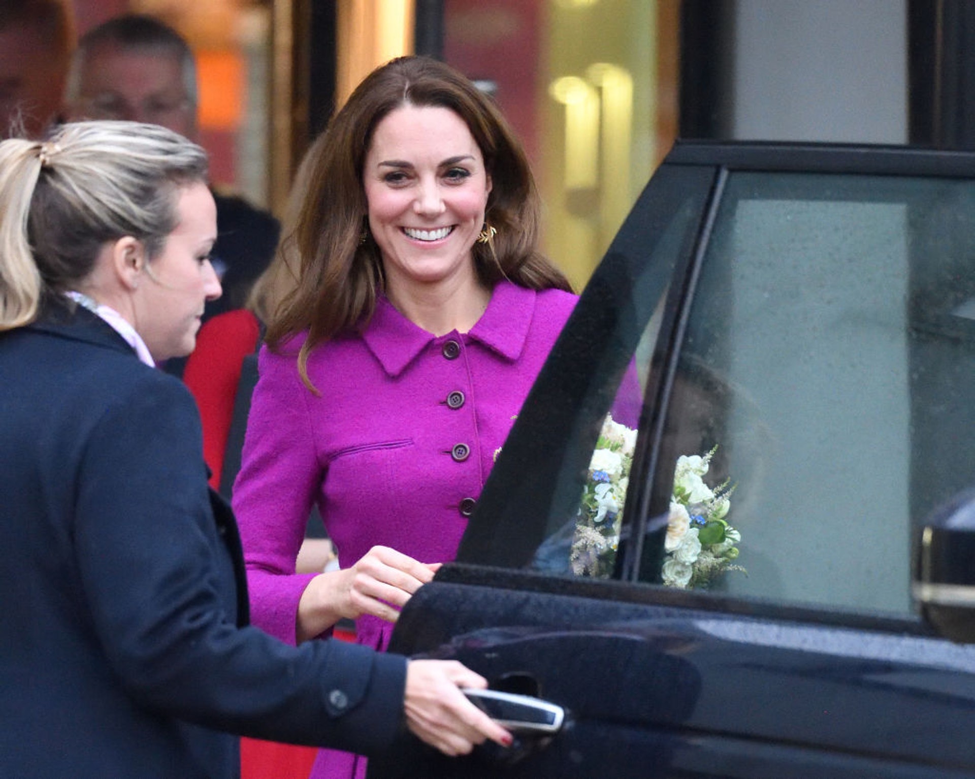 劍橋公爵夫人凱特11月15日出席慈善活動。（Getty Images）