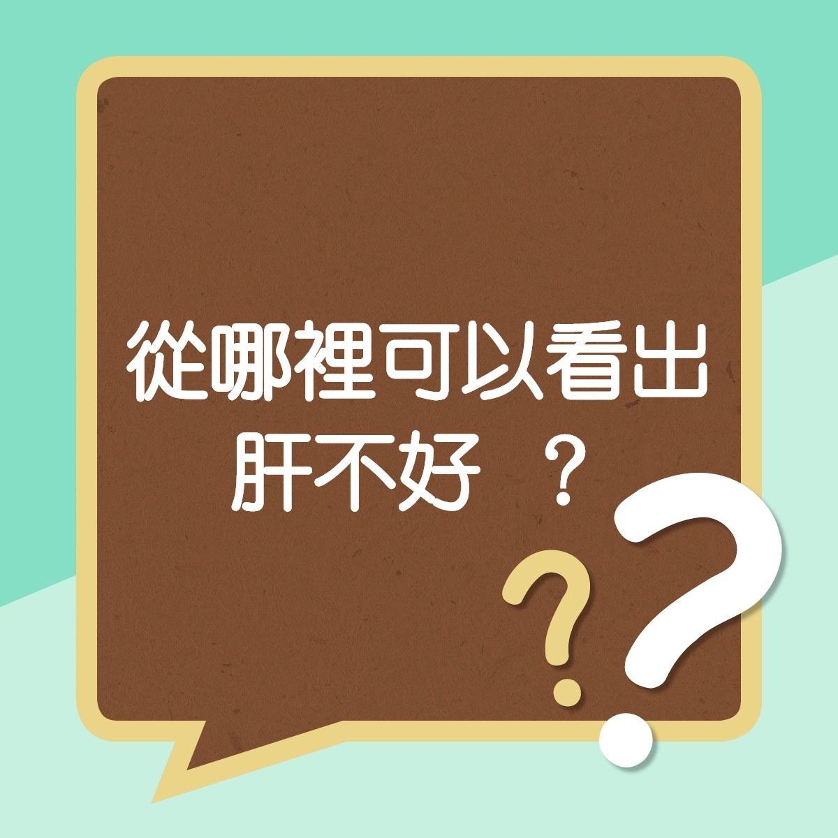 從哪裡可以看出肝不好?(01製圖) 從哪裡可以看出肝不好?(01製圖)