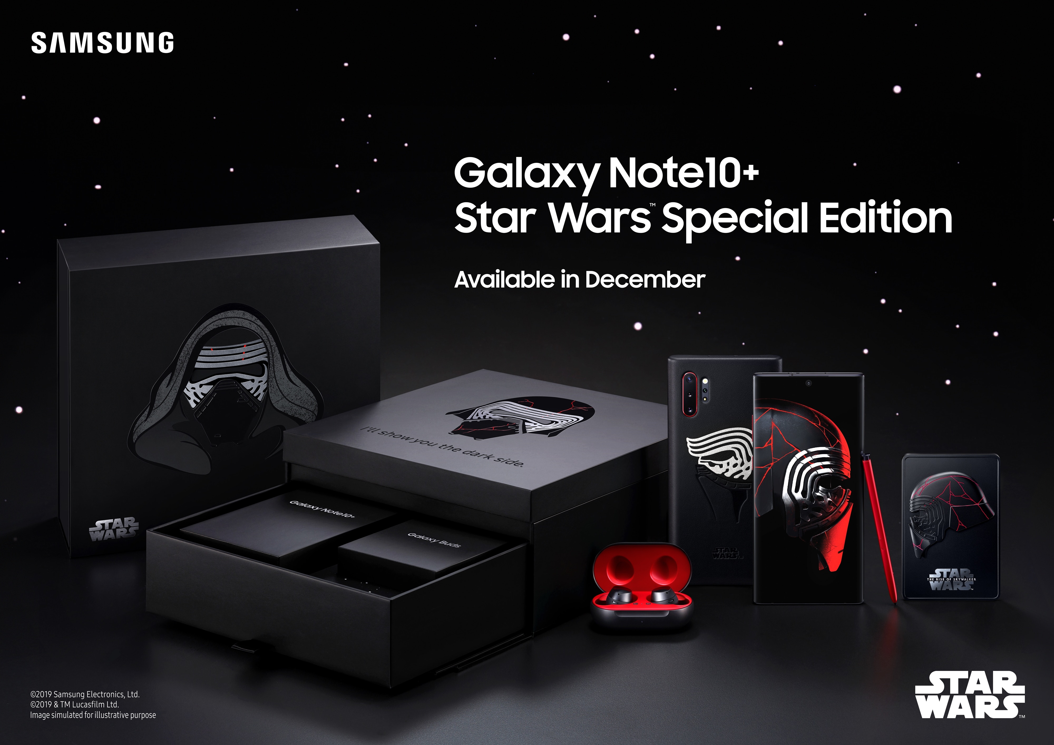 Samsung Galaxy Note 10+推STAR WARS特別版紅黑設計勁有型