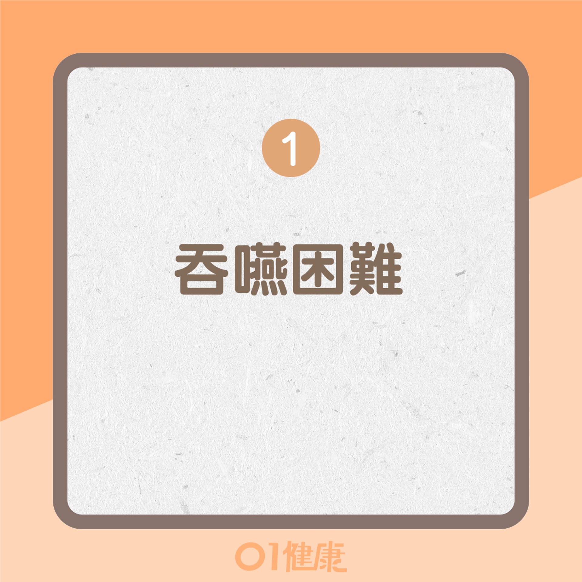 食道癌的常見病徵(01製圖) 食道癌的常見病徵(01製圖)
