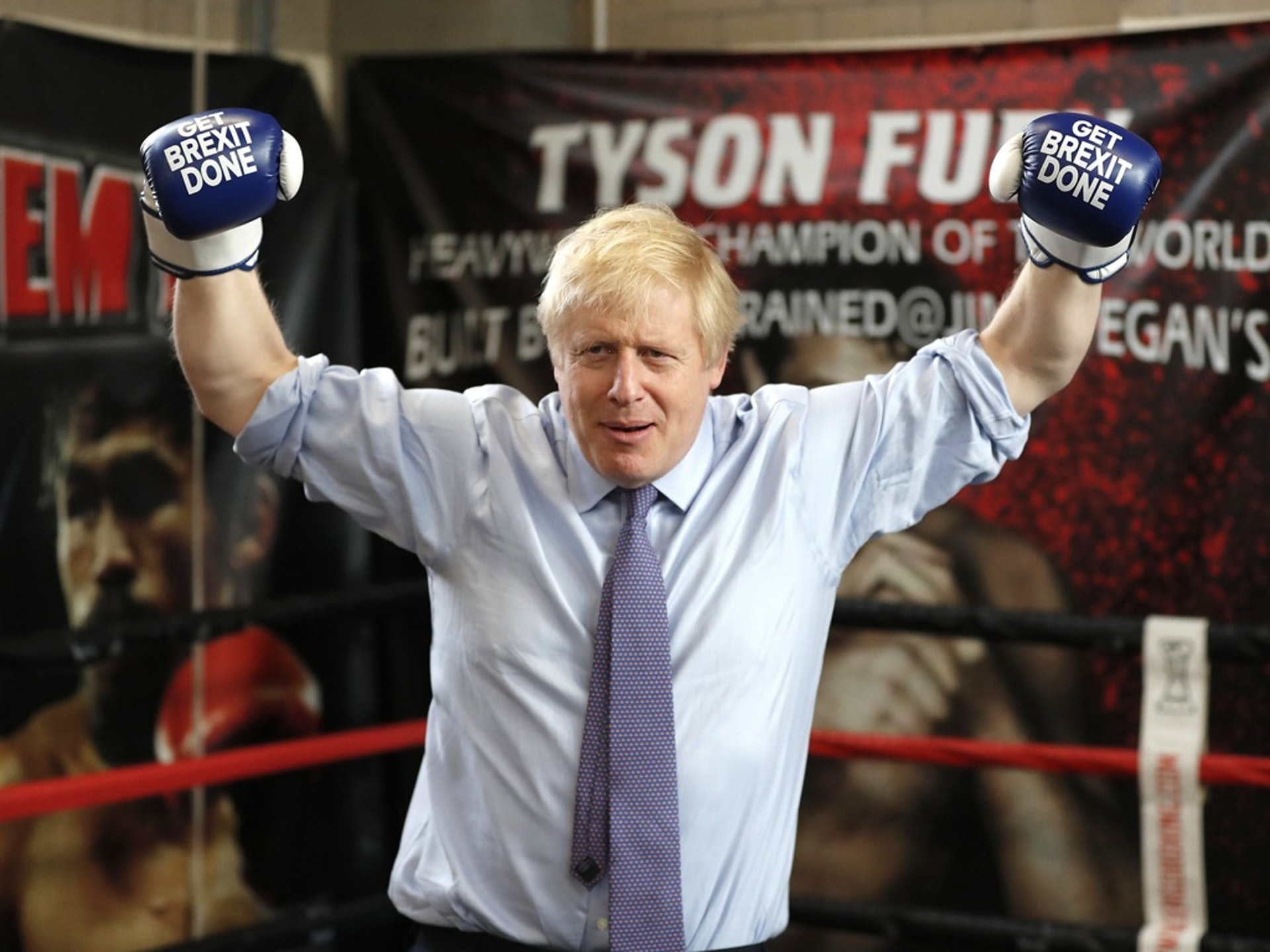 英國首相約翰遜正在為12月12日的大選做準備,他也希望美國不要干涉英國大選。(VCG)