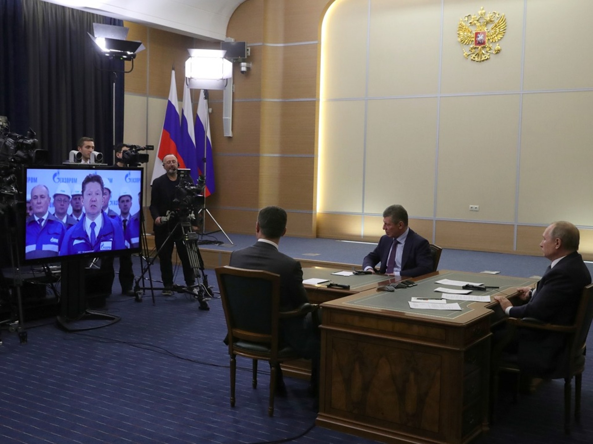 普京稱,該項目投產通氣具有重大歷史意義,將使兩國戰略協作達到新的高度。(Reuters)