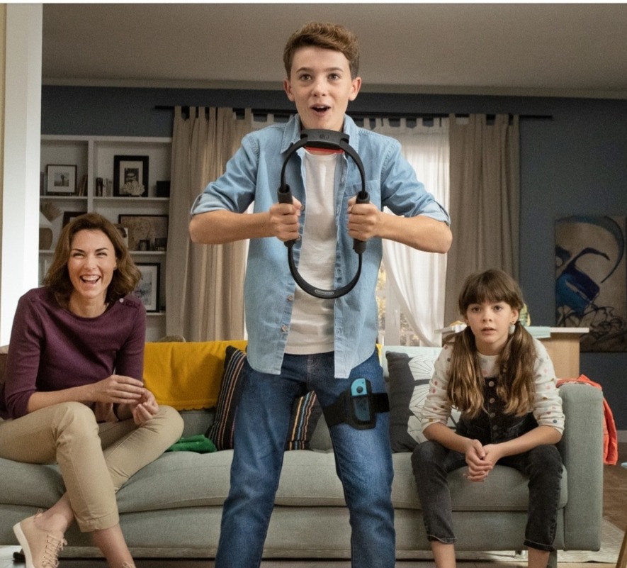 (《RingFit Adventure》PV擷圖) (《RingFit Adventure》PV擷圖)