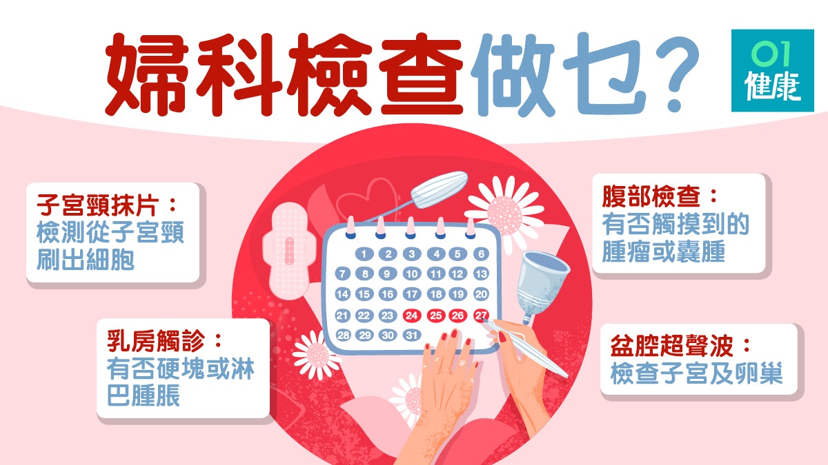 【體檢】子宮頸癌可靠抹片檢查預防 一文了解婦科檢查6大步驟 【體檢】子宮頸癌可靠抹片檢查預防 一文了解婦科檢查6大步驟
