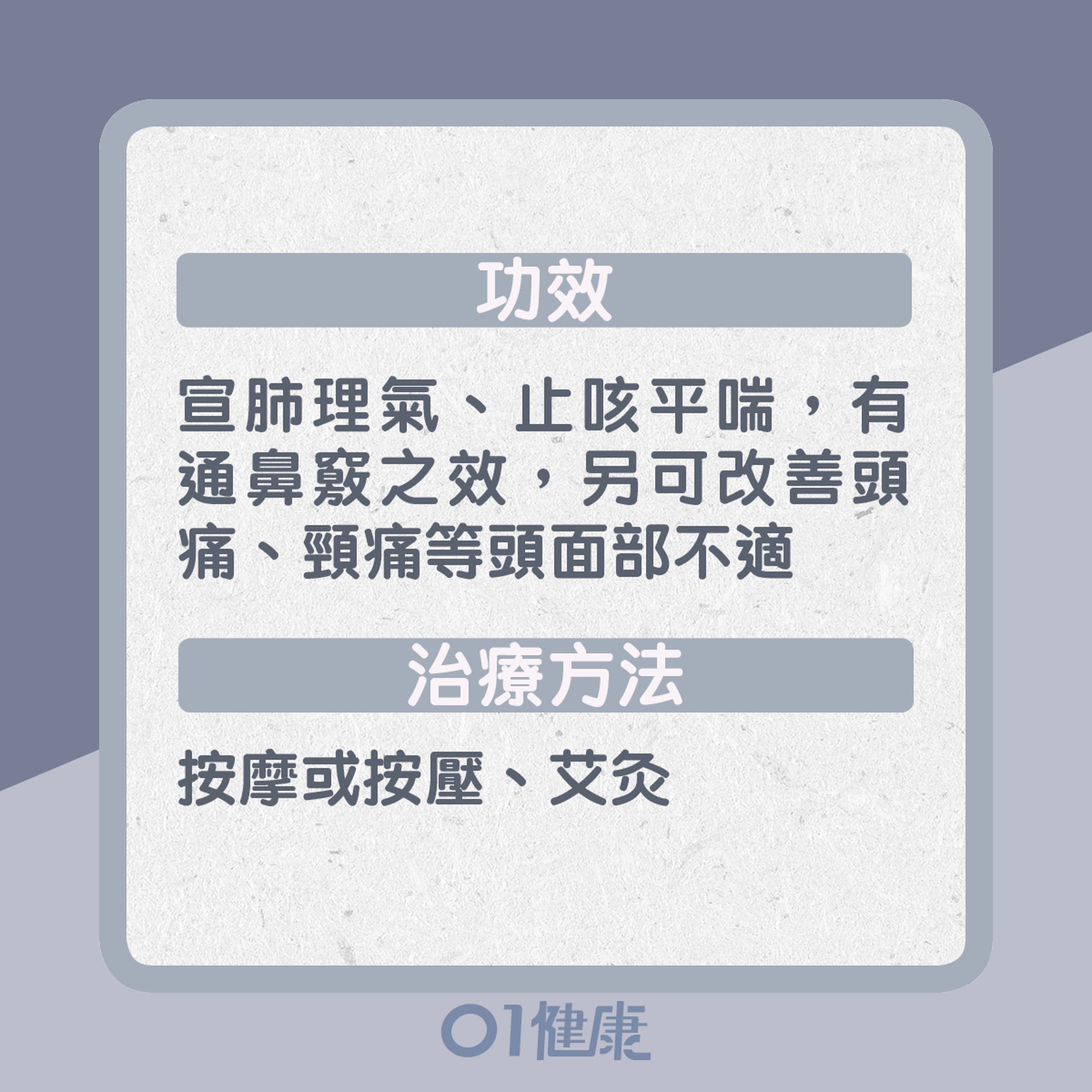 列缺穴功效、治療方法(01製圖) 列缺穴功效、治療方法(01製圖)