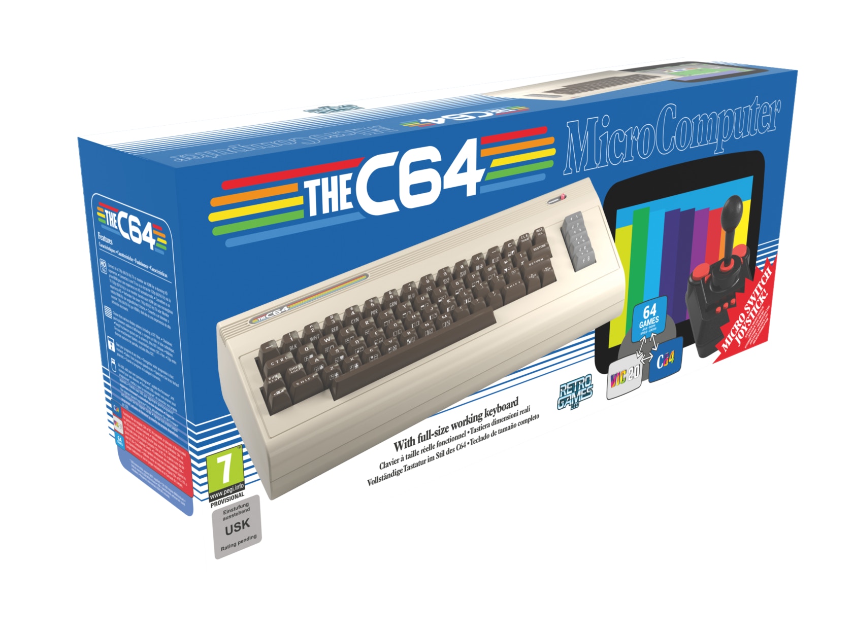 全球最暢銷電腦Commodore 64復刻機THEC64 高清還原64隻中古遊戲