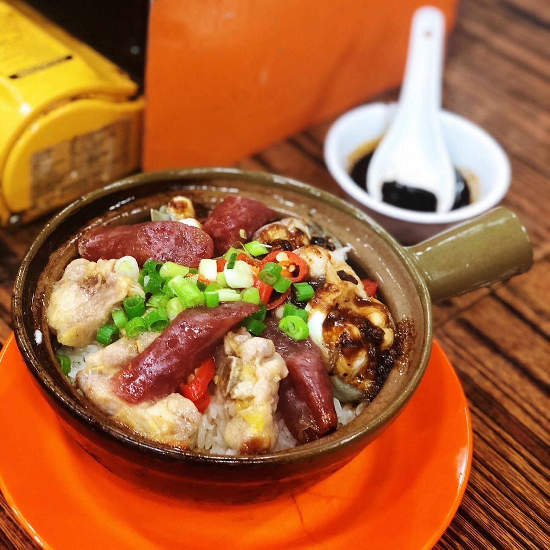 臘腸排骨飯。(ig@ jacquelineoxy) 臘腸排骨飯。(ig@ jacquelineoxy)