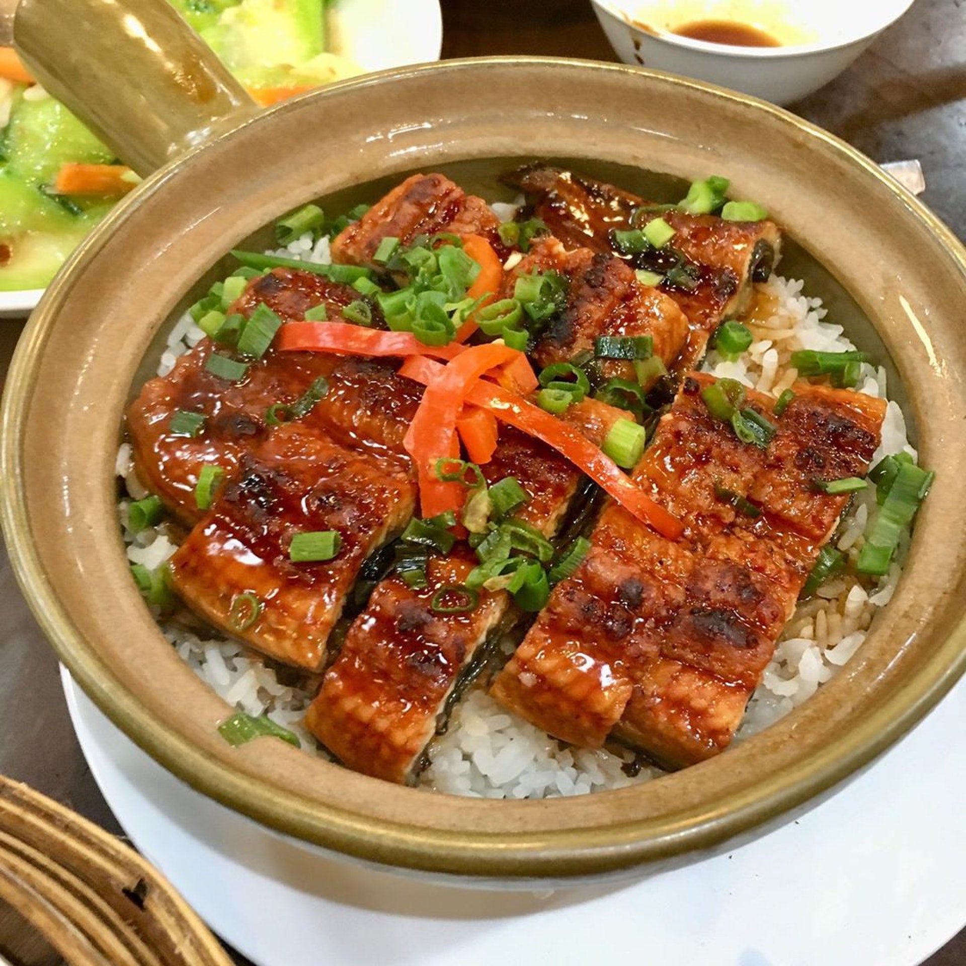 日式饅魚煲仔飯($96),鰻魚份量多。(ig@ kitprincess) 日式饅魚煲仔飯($96),鰻魚份量多。(ig@ kitprincess)