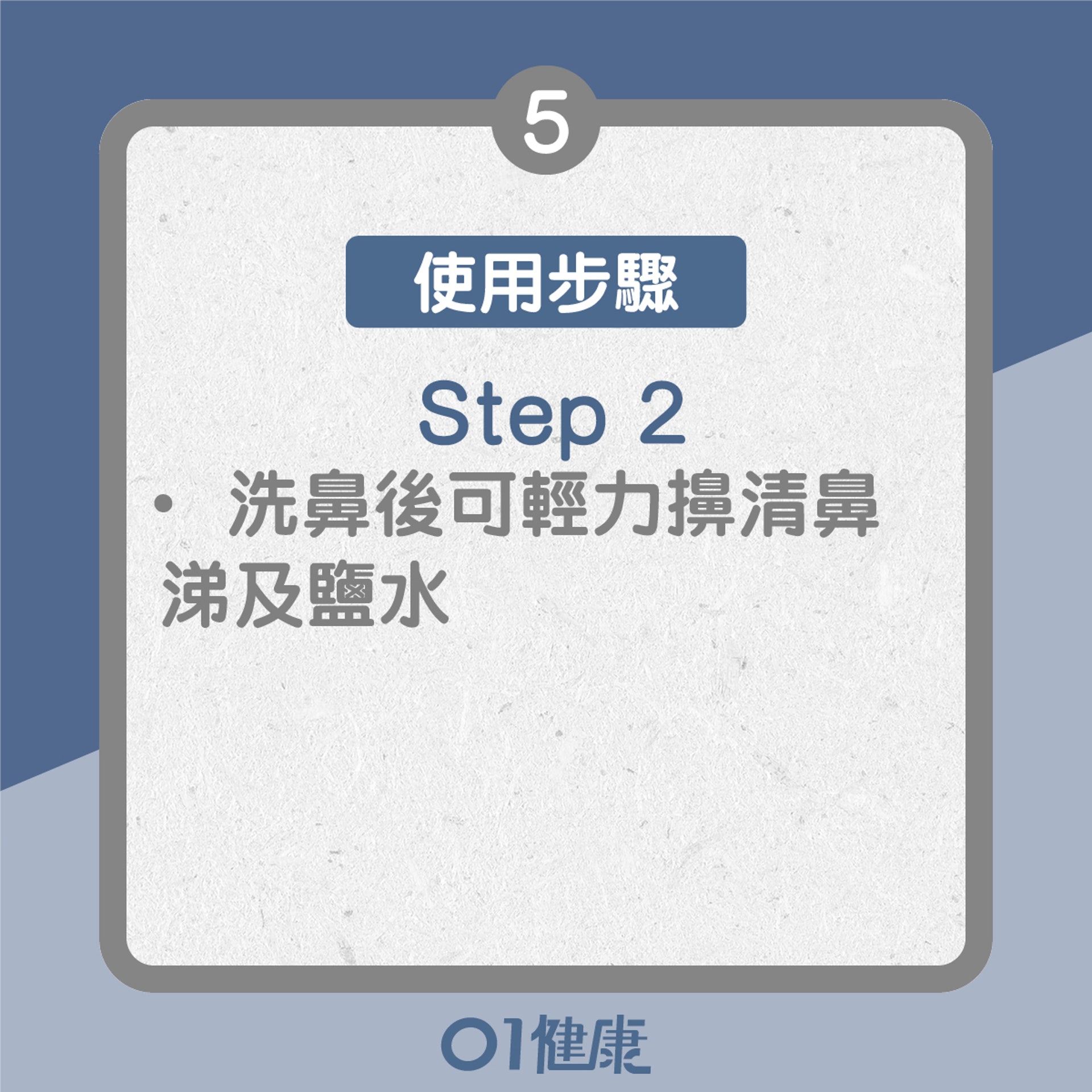 鹽水沖鼻的使用方法(01製圖) 鹽水沖鼻的使用方法(01製圖)