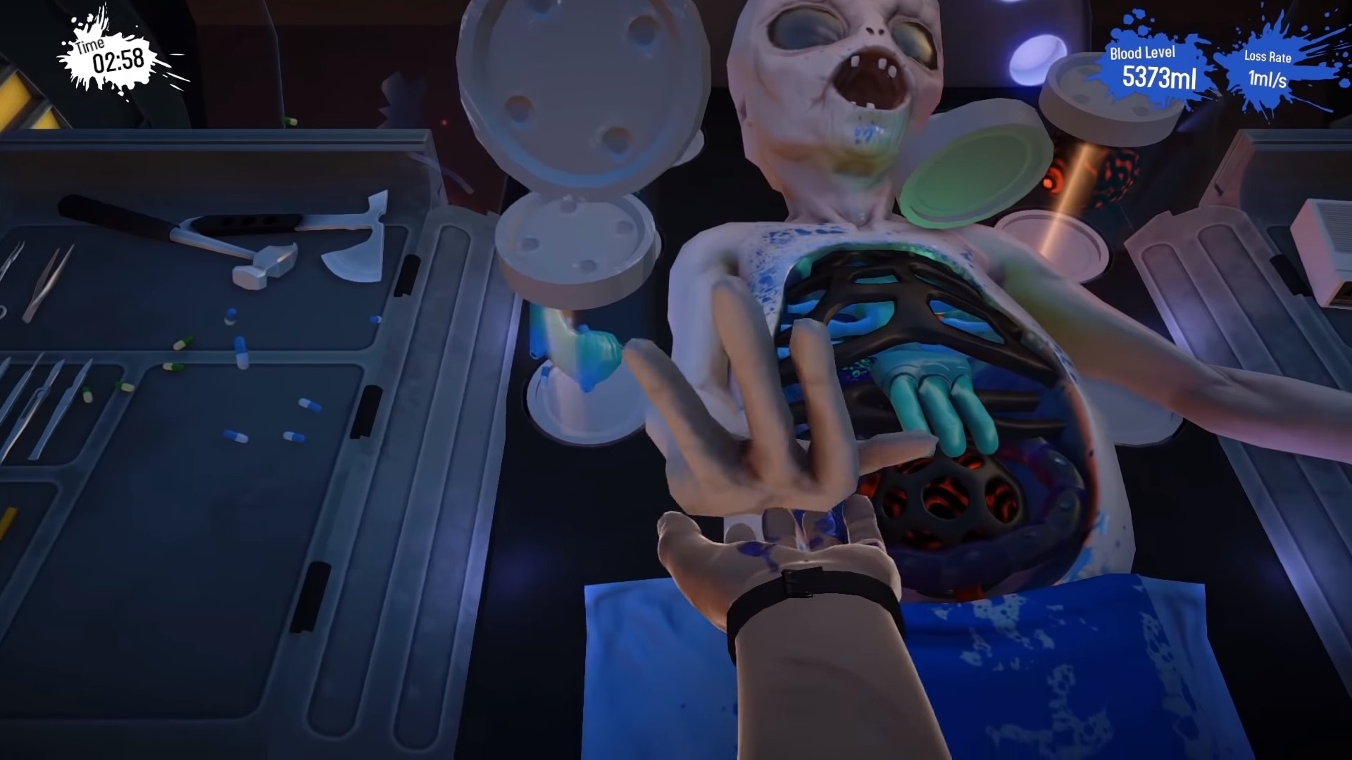 Surgeon Simulator 模擬醫生2 繼續黑色幽默四人模擬做手術