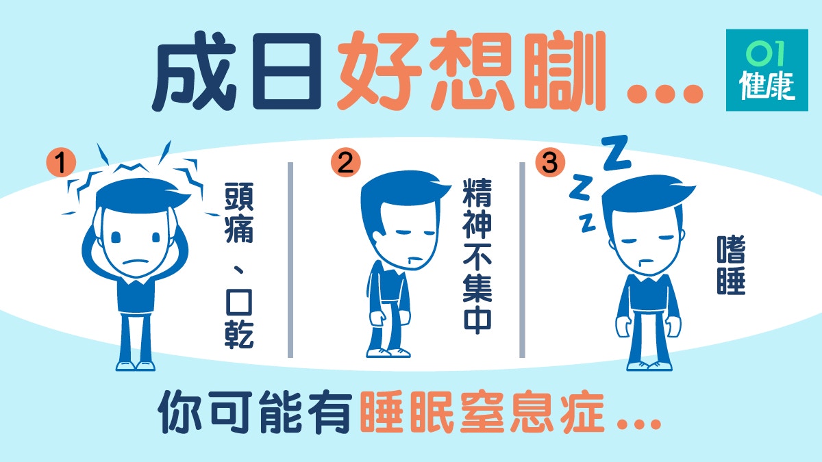 【失眠】頭痛口乾且精神不集中？　睡眠窒息症4大症狀日間出現