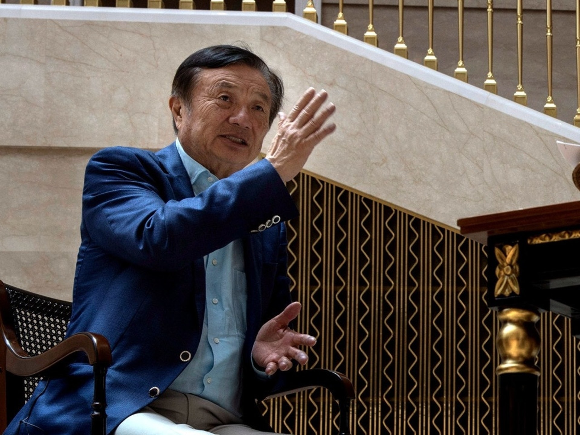 關於華為接班人的問題,任正非曾直言,不會是女兒孟晚舟。(AP) 關於華為接班人的問題,任正非曾直言,不會是女兒孟晚舟。(AP)