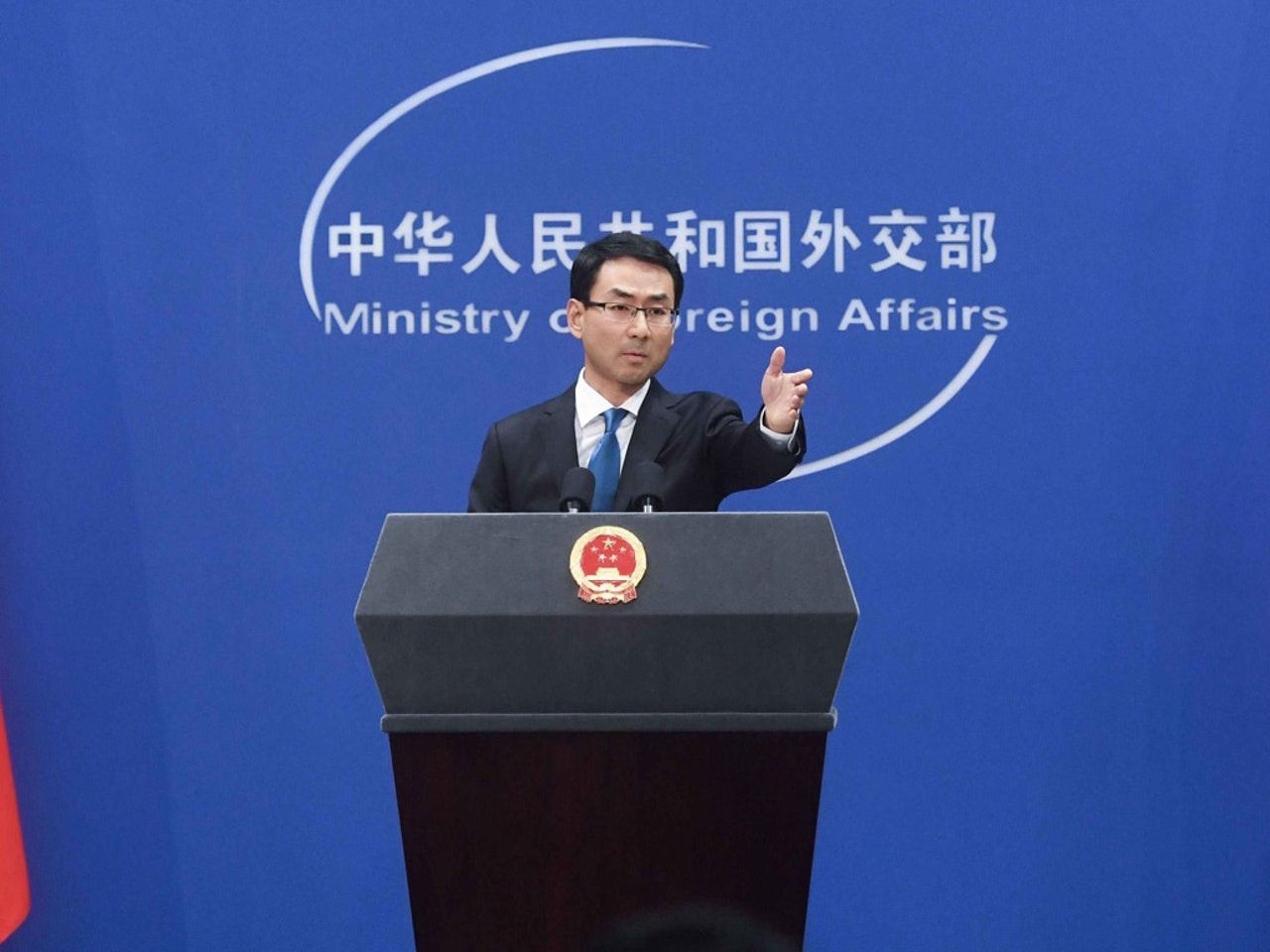 中方強烈譴責美國插手西藏事務。（新華社）