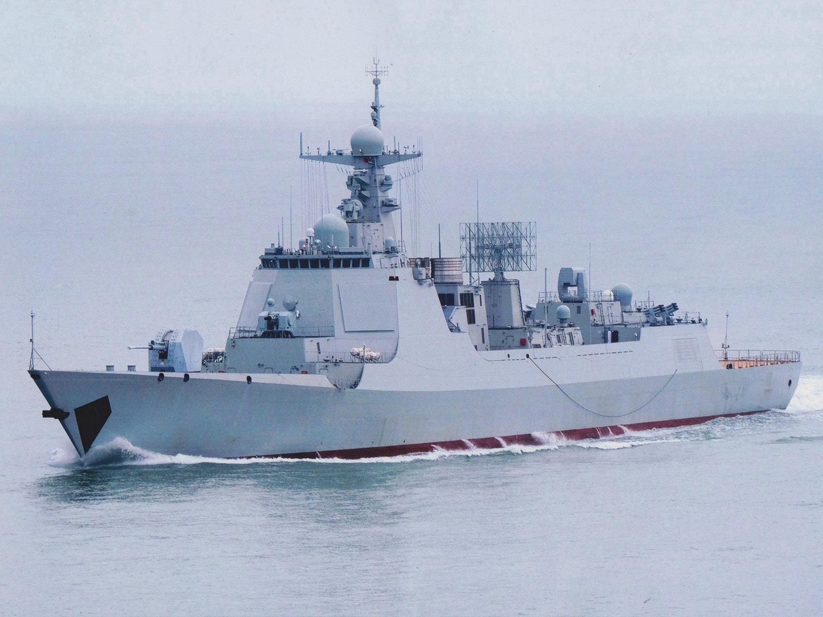 中国海军两艘驱逐舰同时下水美被曝削减军舰数量 图 战争风云 Enewstree Com Powered By Discuz