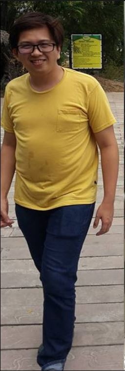 原本肥胖的他。(Migui Minaj facebook) 原本肥胖的他。(Migui Minaj facebook)