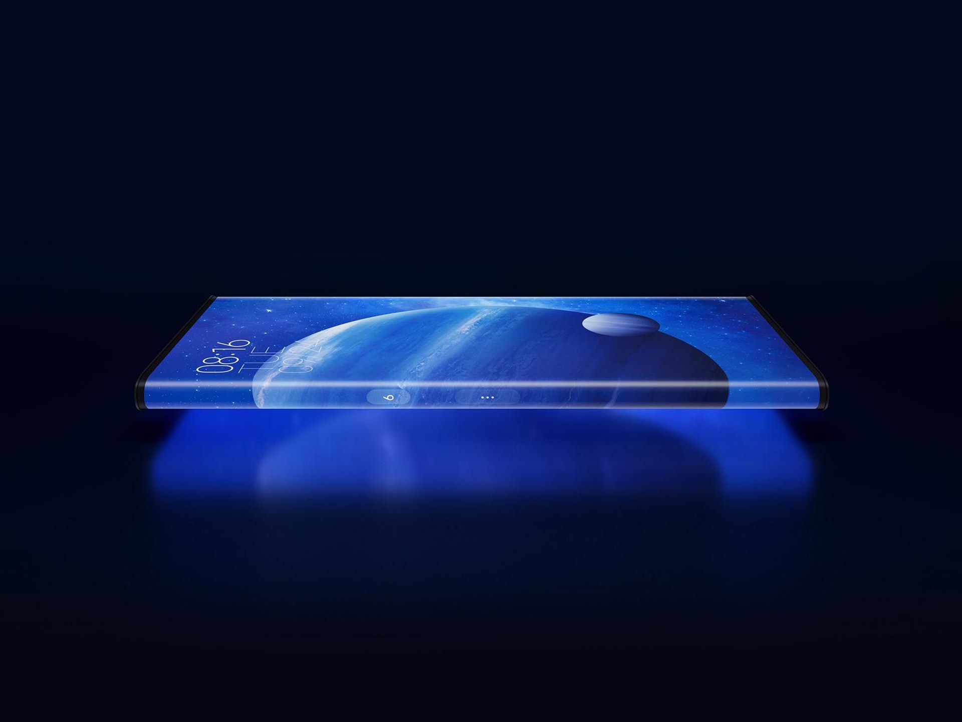 小米MIX Alpha支援 5G,採用創新的環繞式螢幕設計。 小米MIX Alpha支援 5G,採用創新的環繞式螢幕設計。