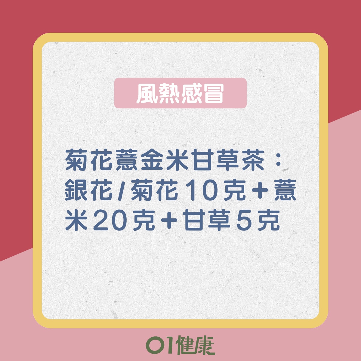 感冒中醫食療 (01製圖) 感冒中醫食療 (01製圖)