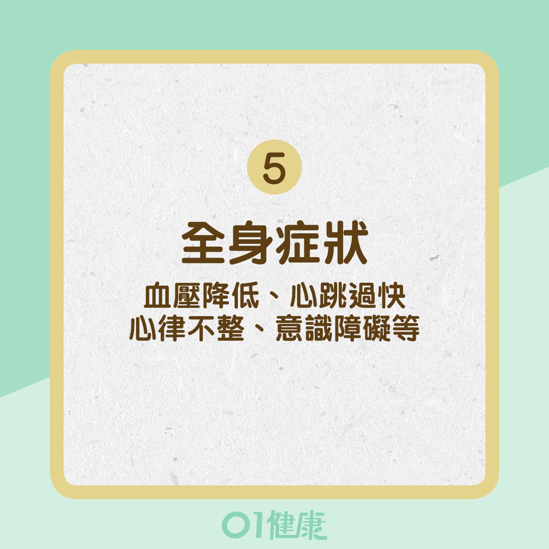 食物過敏引起的全身症狀（01製圖）